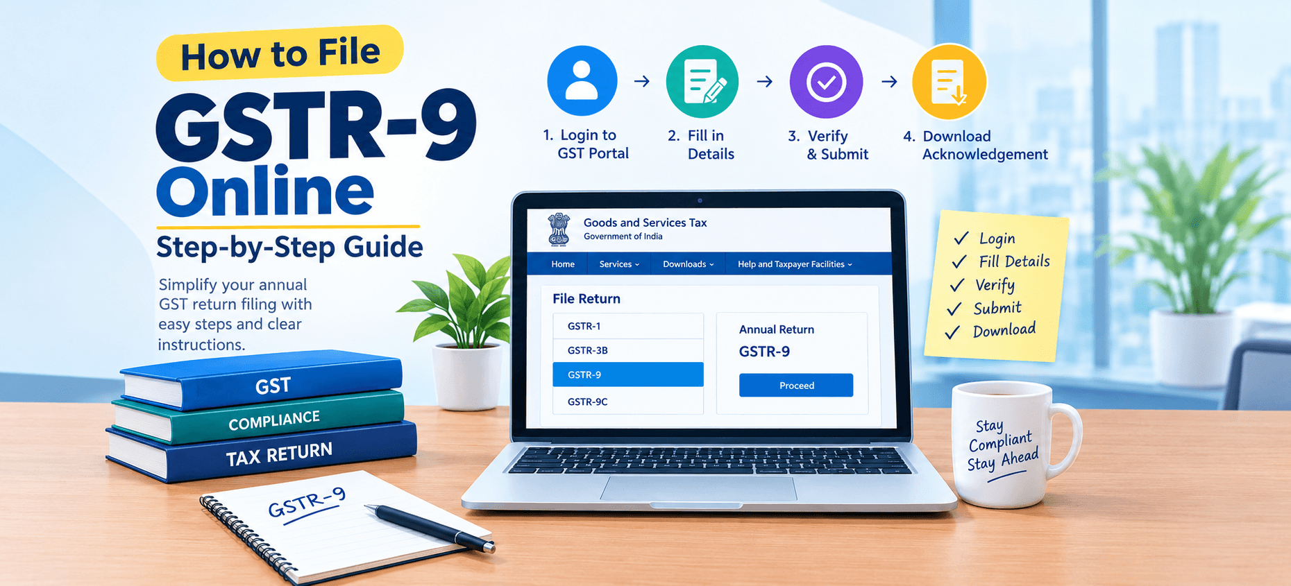 How to File GSTR-9 Online: Step-by-Step Guide