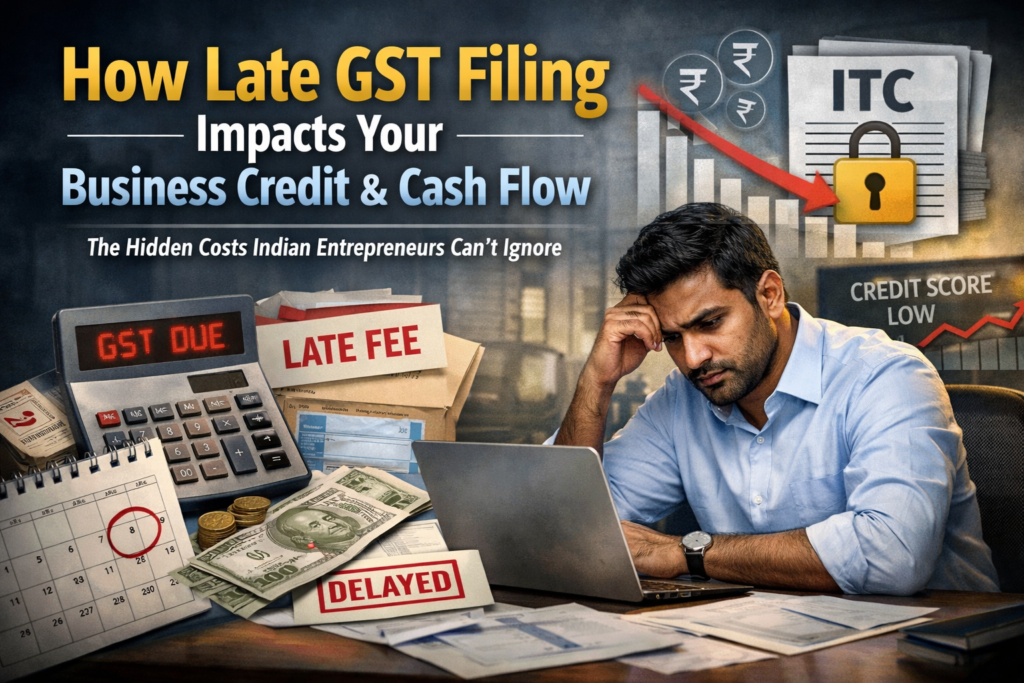 How Late GST Filing Impacts Your Business Credit & Cash Flow