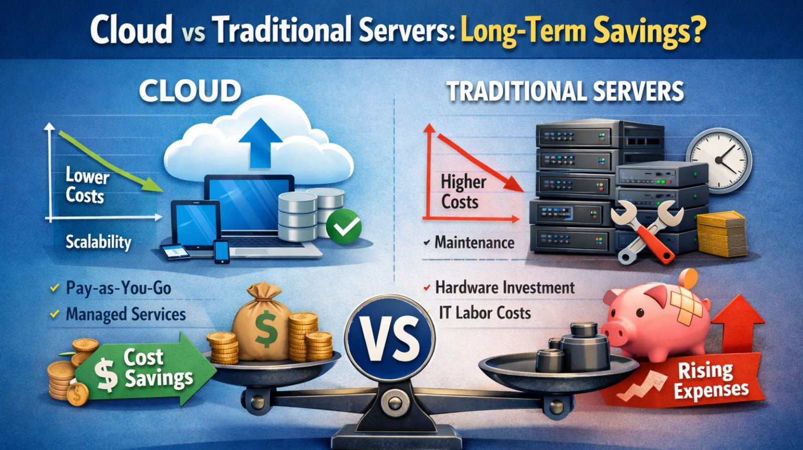 Cloud vs Traditional Servers: Long-Term Savings? Result