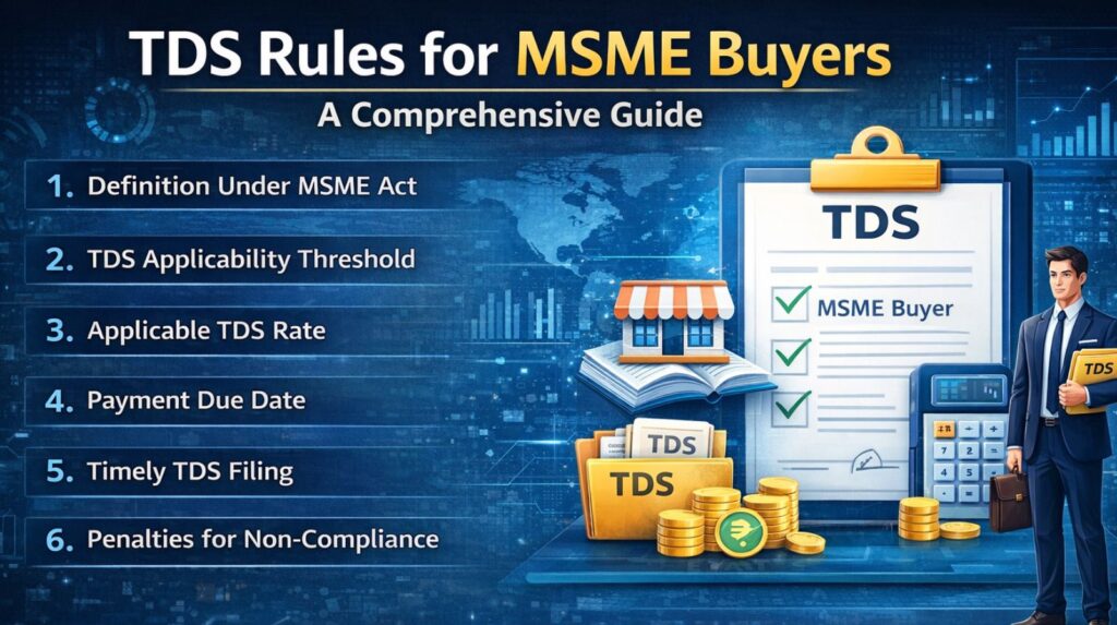 TDS Rules for MSME Buyers: A Comprehensive Guide